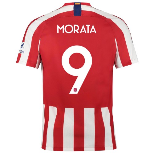 Atlético Madrid Fodboldtrøjer Morata 9 Hjemmebanesæt 2019/20 Kort ærmer Atlético Madrid Fodboldtrøjer Morata 9 Hjemmebanesæt 2019/20 Kort ærmer